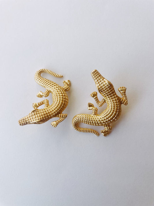Crocodile Stud Earrings